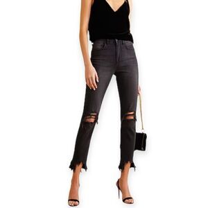 L Agence jeans in black, size 25